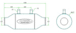 PWR Liquid to Air Barrel Intercooler - 5" x 6"