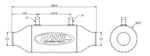 PWR Liquid to Air Barrel Intercooler - 5" x 8"