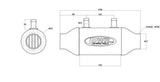 Liquid to Air Barrel Intercooler Kit - 4"x6"